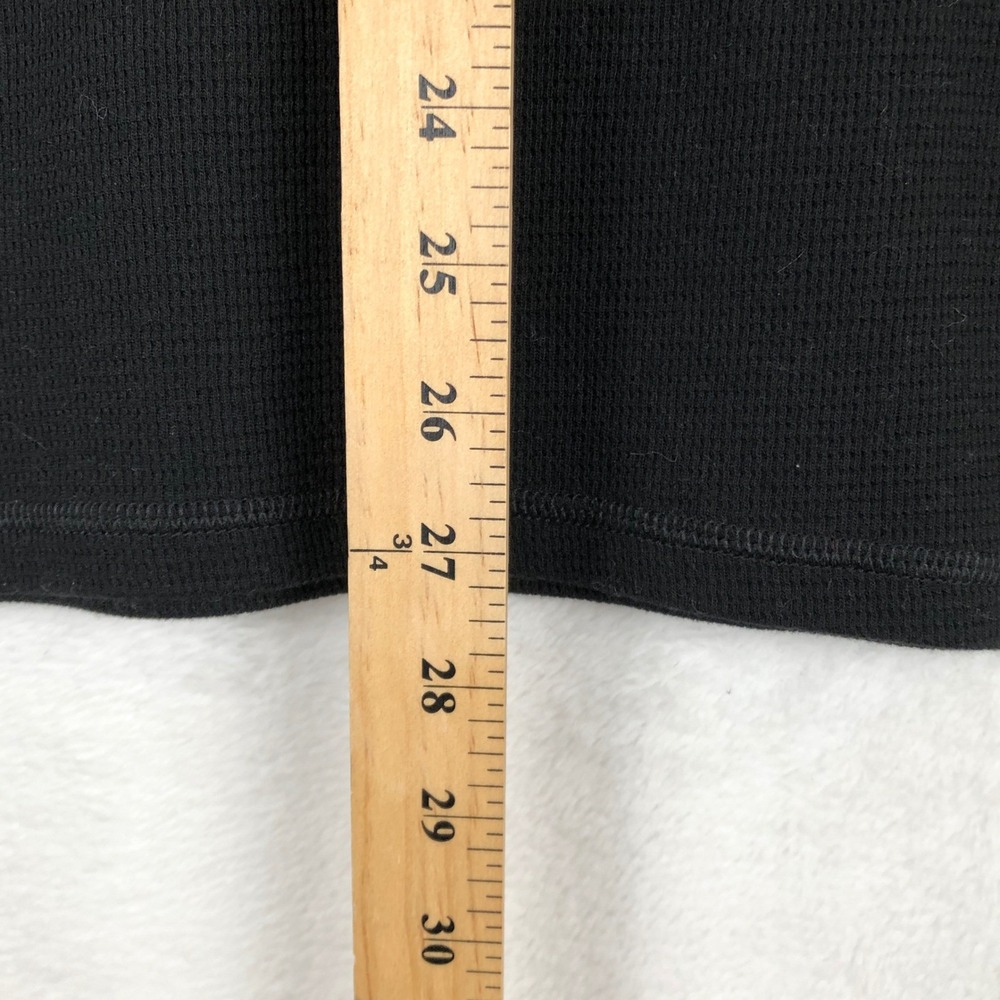 POLO Ralph Lauren Waffle Knit Thermal Sleepwear Shirt Men's Sz M Black EUC - Picture 8 of 11